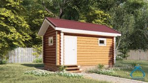 Баня из бревна 3×5 пятистенок, под ключ в Нижнем Новгороде, фото 1