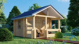 Баня из бруса 3×4 одноэтажная, под ключ в Нижнем Новгороде, фото 1