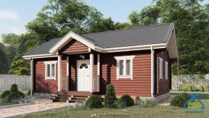 Баня-дом из бруса 6×9 с гостевой комнатой, под ключ в Нижнем Новгороде, фото 1