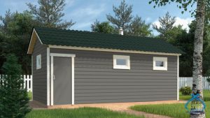 Каркасная баня 3×6 одноэтажная, под ключ в Нижнем Новгороде, фото 1