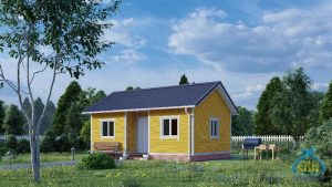 Дачный дом 5х7 одноэтажный с санузлом, под ключ в Нижнем Новгороде, фото 1