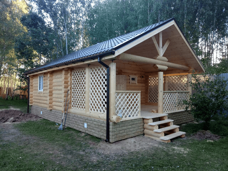 Расстояние от бани до забора
